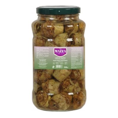 Whole artichokes RUSTIC in oil MAZZA, 2,9 kg / 1,7kg 